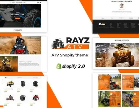 Rayz – Bike, Motor Sports Shopify Theme