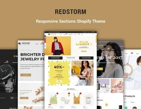RedStorm – Sectioned Responsive Shopify Theme