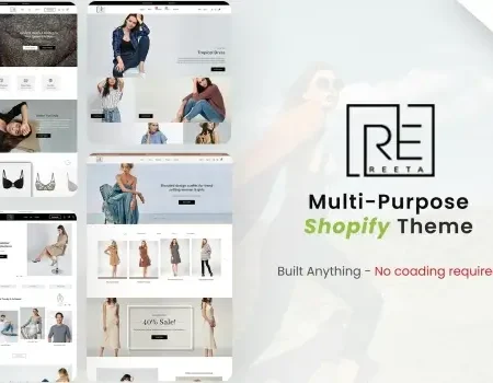 Reeta – 10 Demos Multipurpose 2.0 Shopify Theme