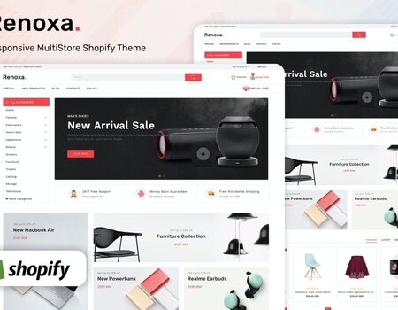 Renoxa – Multipurpose E-commerce Shopify Template