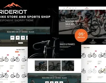 Rideriot – Bike Store Responsive Shopify Theme