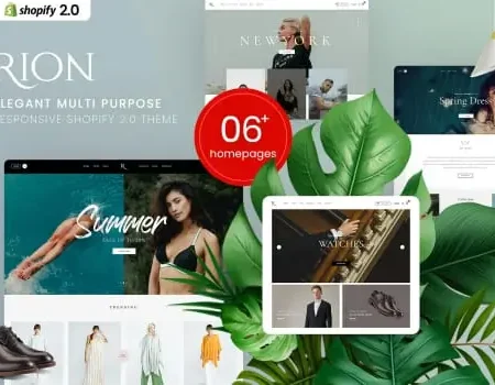 Rion – Elegant MultiPurpose Shopify Theme