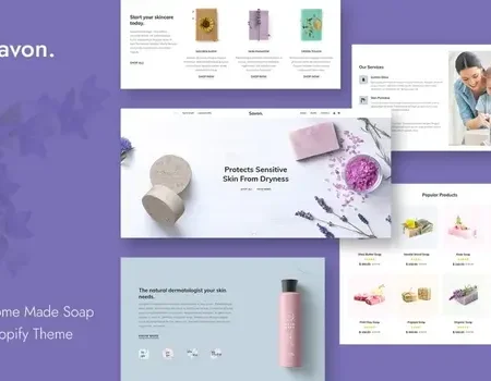Savon – Handmade Soap, Cosmetics Beauty Shopify