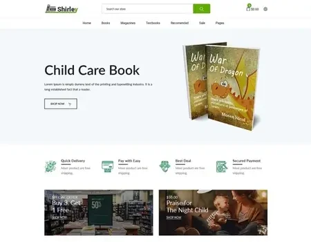 Shirley – Book Store Shopify Theme