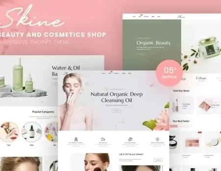 Skine – Beauty & Cosmetics Shop Shopify Theme
