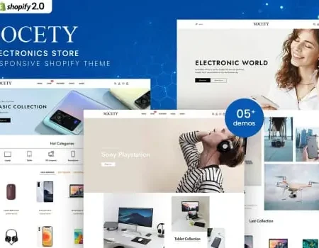 Socety – Electronics Store Shopify Theme