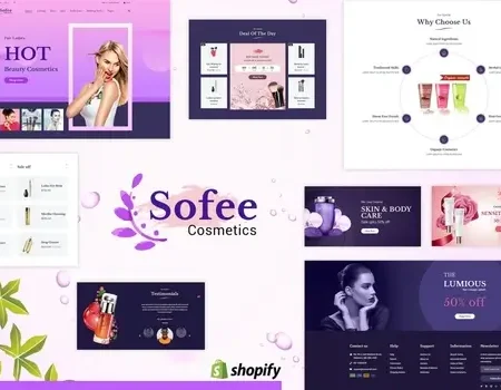 Sofee | Beauty Cosmetic, Hair Salon Shopify Theme