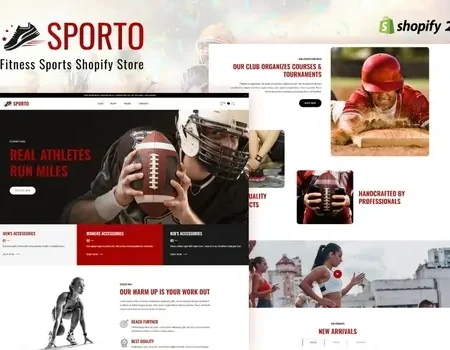 Sporto – Fitness Sports Shopify Store