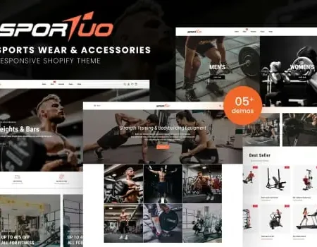Sportuo – Sports Wear & Accessories Shopify Theme