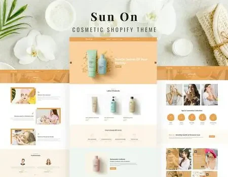 SunOn – Skin Care Products, Wellness Shopify Theme