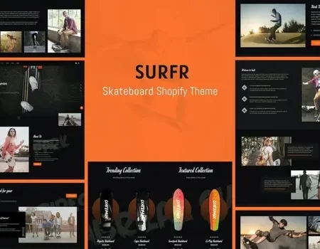 Surfr – Skateboard Single Product Shopify Theme