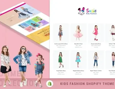 Susie | Kids Fashion Sectioned Shopify Theme