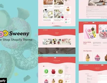 Sweeny – Cake Shop & Cafe Bakery Shopify Theme