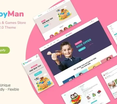 ToyMan – Kids Toys & Baby Store Shopify 2.0 Theme