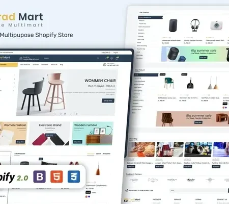Tradmart – Shopify 2 MultiPurpose Responsive Theme