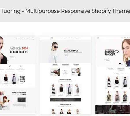 Tuoring – Responsive Fashion, Tee, Clothing Shopify Theme