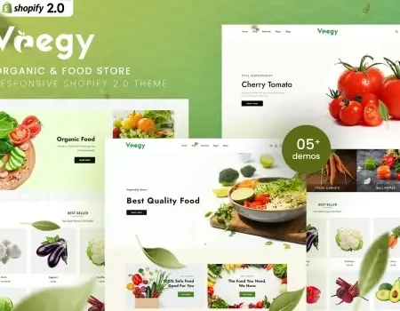 Vaegy – Organic & Food Store Shopify 2.0 Theme