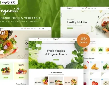 Vegenic – Organic Food Shopify 2.0 Theme