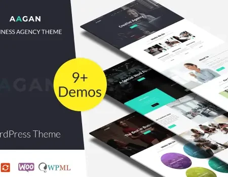Aagan – Agency, Startup WordPress Theme