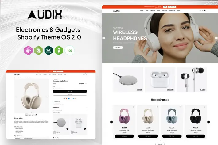 Audix - Electronics -& Gadgets -Shopify -Theme -OS -2.0 Audix Electronics Gadgets Shopify Theme OS 2.0