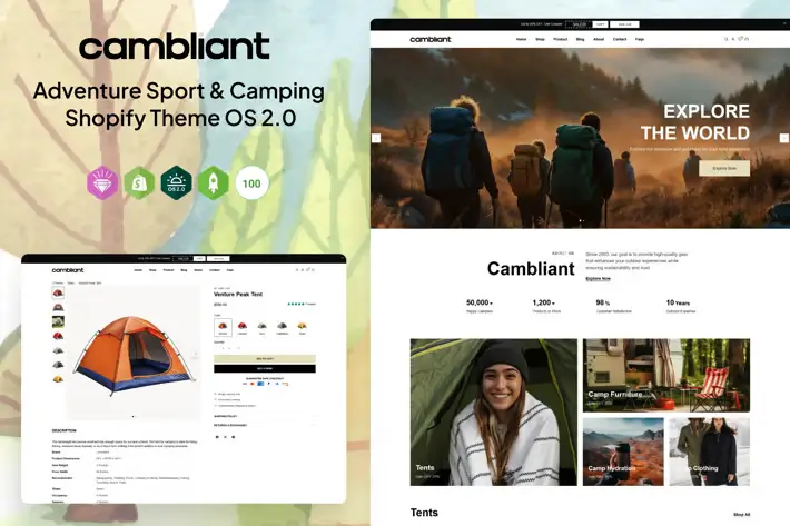 Cambliant - Adventure -Sport & -Camping -Shopify -Them Cambliant Adventure Sport Camping Shopify Them
