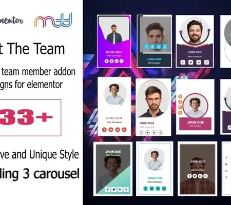 Meet The Team for Elementor