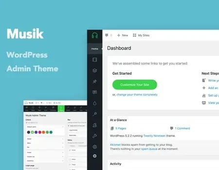 Musik – WordPress Admin Theme