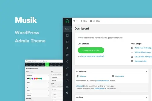 Musik – WordPress Admin Theme Musik – WordPress Admin Theme
