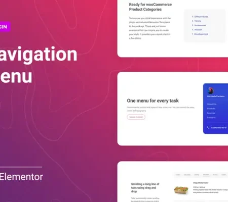 Navigation Menu for Elementor