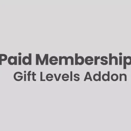 Paid Memberships Pro – Gift Levels
