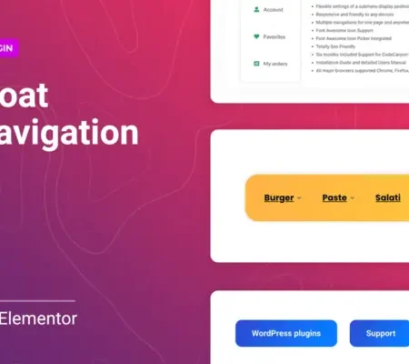 Sticky Navigation Menu for Elementor
