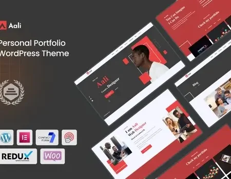 Aali – Personal Portfolio WordPress Theme