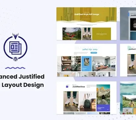 Advanced Justified Blog Layout Design