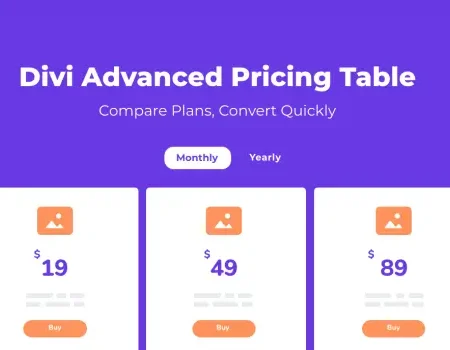 Advanced Pricing Table For Divi