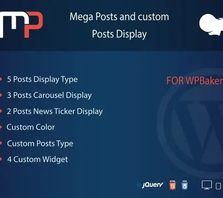 Mega Posts Display for WPBakery