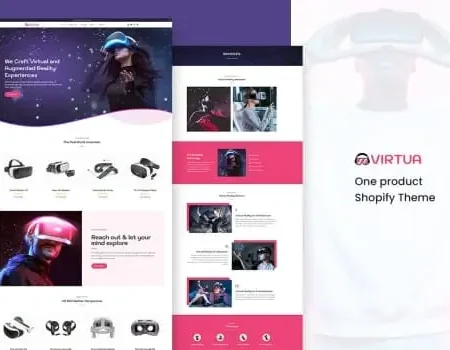 Virtux – One Product Store Shopify Template
