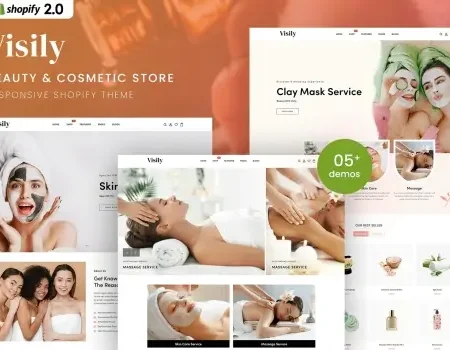 Visily – Spa & Cosmetic Beauty Shopify 2.0 Theme