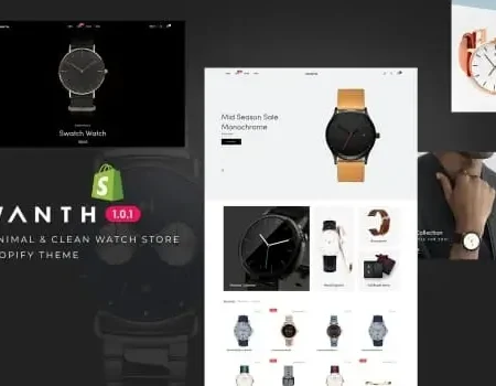 Wanth – Minimal & Clean Watch Store Shopify Theme