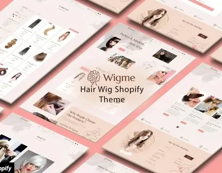 Wigme – Hair Extension, Beauty Salon Shopify Store