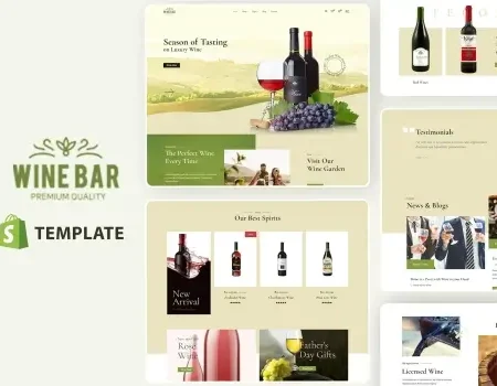 WineBar – Wine Alcohol Liquor Shop Shopify Theme