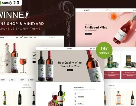 Winne – Wine & Winery Responsive Shopify 2.0 Theme