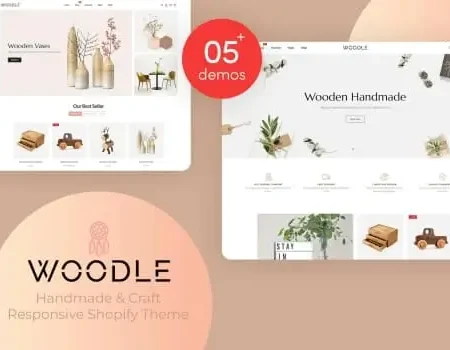 Woodle – Handmade & Craft Responsive Shopify Theme