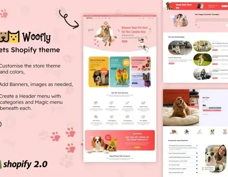 Woofly – Pets Store Shopify Theme
