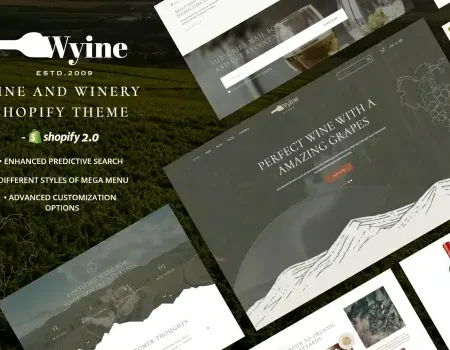 Wyine – Wine Shop & Liquor Store Shopify
