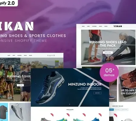 Yikan – Running Shoes & Sports Shopify Theme