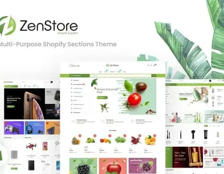 ZenStore | Multi-Purpose Shopify Sections Theme