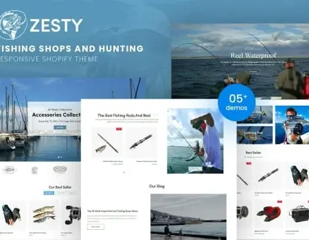 ZestyFish – Fishing Shop Responsive Shopify Theme