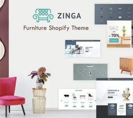 Zinga | Furniture Shopify Theme