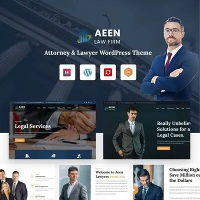 Aeen – Attorney and Lawyer WordPress Theme