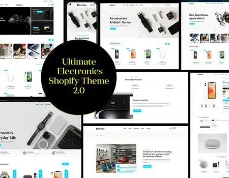 Electroz – Clean Electronics Store Shopify Theme